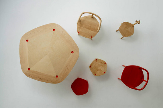 Claesson Koivisto Rune , 'Five' Möbelserie für Matsuso T. / 'Five' Solid wood furniture collection for Matsuso T.© Foto: Takumi Ota