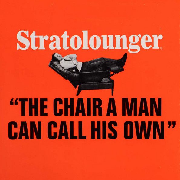 »Ein Stuhl, den ein Mann sein Eigen nennen kann«, Prospekt von Futorian zum Stratolounger, 1967 © Vitra Design Museum, Nachlass Anton Lorenz
